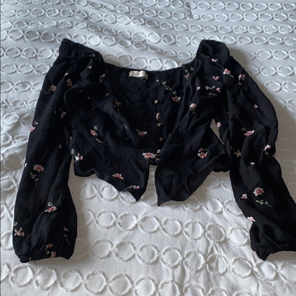 Off the shoulder crop top